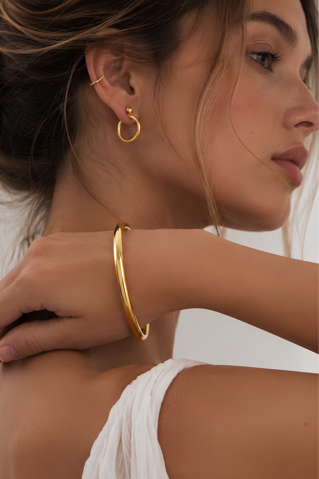 Margot Bangle - Gold 1 bangle 19cm