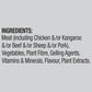 Kangaroo and Veggies Wet Dog Food 100G Tray (Pack of 12)