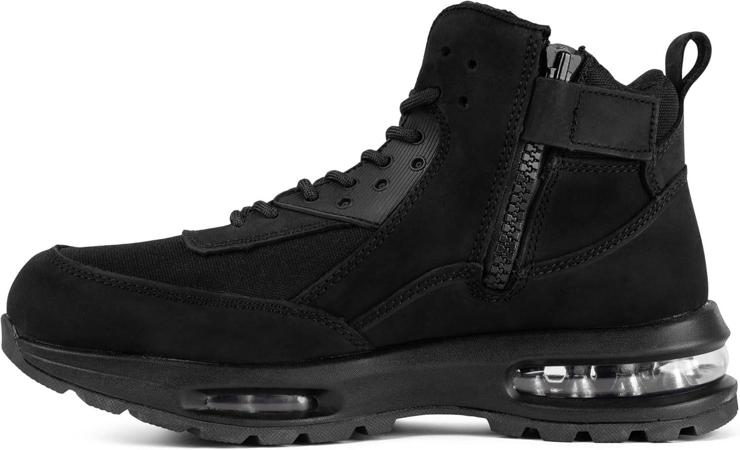 Flight Zip Side Safety Work Boots for Tradies - Premium Tasmanian Leather, Steel Toe Cap, and Innovative AIR Sole Cushioning | Orthopaedic Innersole, Lightweight, & Durable Safety Boots