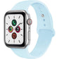 For Apple Watch Band 38Mm 40Mm 41Mm 42Mm 44Mm 45Mm 46Mm 49Mm Soft Silicone Sport Strap Compatible for Apple Iwatch Ultra 2 Ultra Series 10/9/8/7/6/5/4/3/2/SE 2/Se(White,38/40/41/42Mm(Series 10)-S/M)