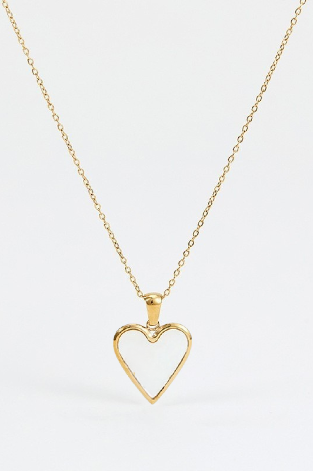 Milan White Pearl Love - 18K Gold Plated