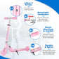 V1 Scooters for Kids, 2 Wheel Folding Kick Scooter for Girls Boys, 3 Adjustable Height, Light up Wheels, Lightweight Scooter with Sturdy Frame, Kickstand for Children 3 to 12 Years Old