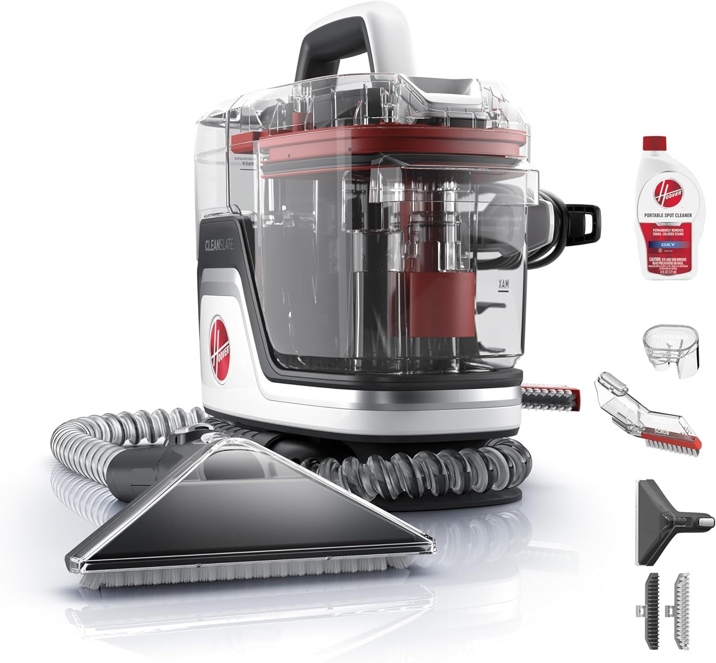 Cleanslate Spot Cleaner, Powerful Portable Carpet and Upholstery Washer with Multi-Tool Kit, Multi-Purpose Stain Remover