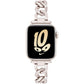 Compatible with Apple Watch 42Mm 41Mm 40Mm 38Mm, Cowboy Chain Metal Band for Iwatch Series 10 9 8 7 SE 6 5 4 3 2 1, Cool Slim Stainless Steel Apple Watch Bracelet for Women Girls (Gold)