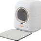 PaWz Smart Cat Litter Box Automatic Self-Cleaning with App Remote Control, Extra Large 60L Cat Litter Tray with Aromatherapy Gel,1 Roll Waste Bag, Robotic Kitty Toilet Boxes White, Large Space