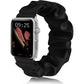 Adjustable Elastic Scrunchie for Apple Watch Band 38Mm 40Mm 41Mm 42Mm 44Mm 45Mm, Soft Stretchy Cloth Pattern Printed Fabric Women Girls Wristbands for Iwatch Series 10/9/8/7/SE/6/5/4/3/2/1