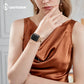 Bandelle Elegant Leather Apple Watch Strap with Metal Buckle for Women