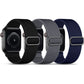 Stretchy Nylon Bands Compatible with Apple Watch Band 38Mm 40Mm 41Mm 42Mm for Women Men, Adjustable Breathable Elastic Sport Strap Solo Loop for Apple Watch SE Iwatch Series 10 9 8 7 6 5 4 3 2