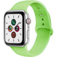 For Apple Watch Band 38Mm 40Mm 41Mm 42Mm 44Mm 45Mm 46Mm 49Mm Soft Silicone Sport Strap Compatible for Apple Iwatch Ultra 2 Ultra Series 10/9/8/7/6/5/4/3/2/SE 2/Se(White,38/40/41/42Mm(Series 10)-S/M)