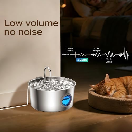 Cat Water Fountain Stainless Steel