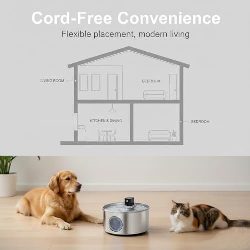 Bloomest 12L Cordless Pet Water Fountain