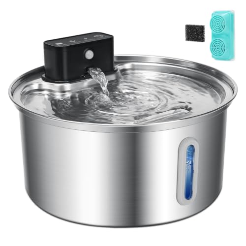 ZEKIRY Wireless Cat Water Fountain 3.2L