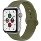 For Apple Watch Band 38Mm 40Mm 41Mm 42Mm 44Mm 45Mm 46Mm 49Mm Soft Silicone Sport Strap Compatible for Apple Iwatch Ultra 2 Ultra Series 10/9/8/7/6/5/4/3/2/SE 2/Se(White,38/40/41/42Mm(Series 10)-S/M)