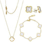 Lucky Clover Set 18k Gold Plated