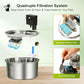 6 Pack Cat Water Fountain Filters for ZEKIRY