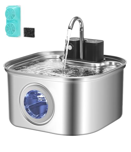 ZEKIRY Cordless Cat Water Fountain