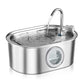 OMIPAWZ 3.2L Cat Water Fountain Stainless Steel with
