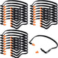 24 Pcs Banded Ear Plugs Silicone Shooting Ear Plugs Reusable Washable Ear Protection Noise Cancelling Lightweight Banded Earplugs for Shooting Range Sleep Work Construction Concerts Hearing Protection