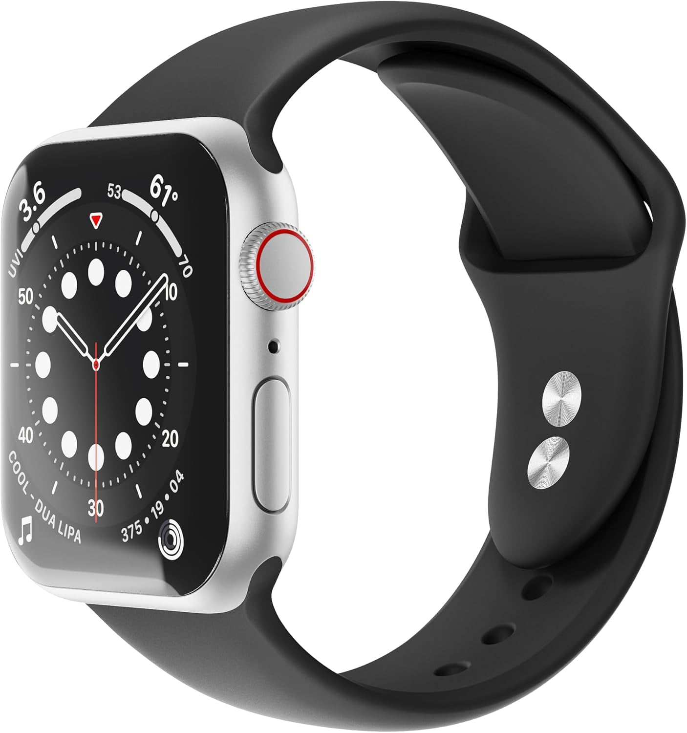 Silicone Apple Watch Band, Compatible with Apple Watch 38Mm, 40Mm, 41Mm, 42Mm, 44Mm, 45Mm, 49Mm, for Men with Large Wrists, Lavender
