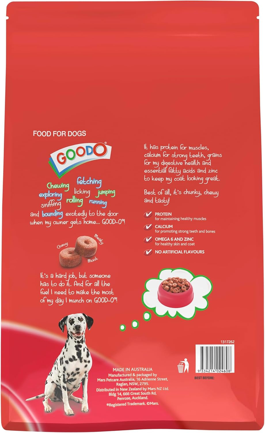 Adult Dry Dog Food with Beef 4X3Kg