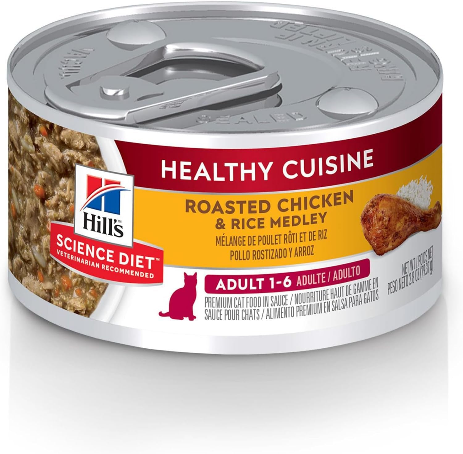 Chicken & Rice Medley Adult Cat Food 79G X24