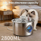 Stainless Steel Cat Water Fountain for Drinking with
