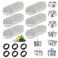 Cat Water Fountain Filter Replacement for Stainless Steel Pet Fountain