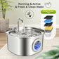 ZEKIRY Cat Water Fountain Stainless Steel