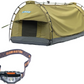 Adventure Kings Deluxe Escape Single Camping Swag + LED Head Torch