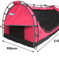 Kings Pink Deluxe Single Swag 50 mm Mattress Quick Set up