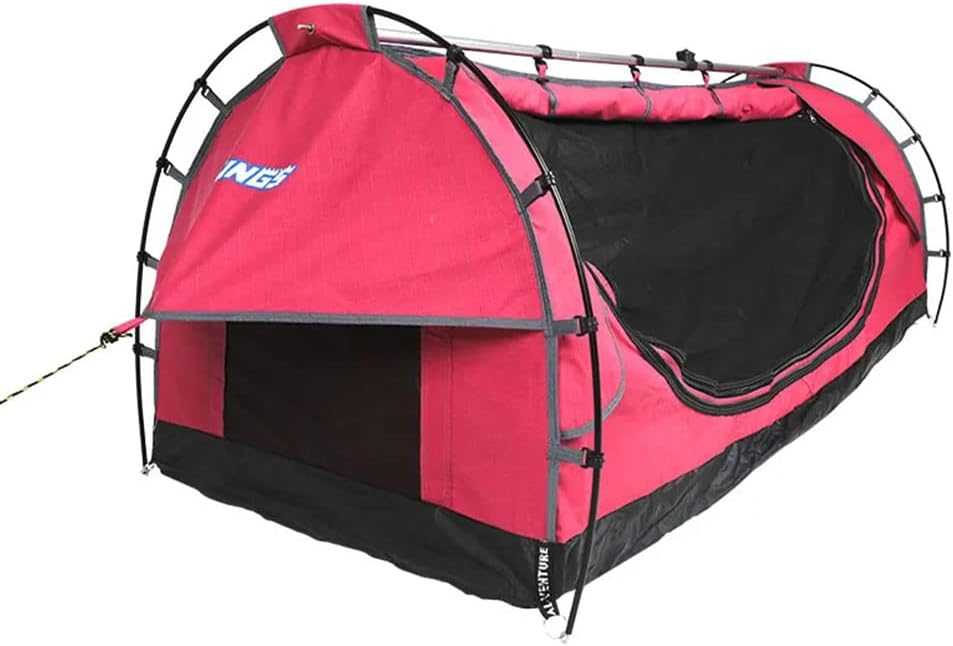 Kings Pink Deluxe Single Swag 50 mm Mattress Quick Set up
