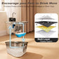 Dehlso Wireless Cat Water Fountain Stainless Steel