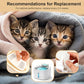 AnyEnjoy Cat Water Fountain Filter, 12 Pack Fountain Filter Replacement Compatible with Oneisall Cat Water Fountain PW04 3.5L/118oz