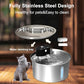 3.2L Wireless Cat Water Fountain Stainless Steel