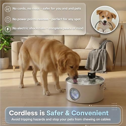Bloomest 12L Cordless Pet Water Fountain