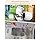 HoneyGuaridan Self Cleaning Cat Litter Box, Automatic Cat Litter Box for Multiple Cats, Water Rinsable and Easy to Clean, APP Control, Integrated Safety Protection, 2 Roll Garbage Bags