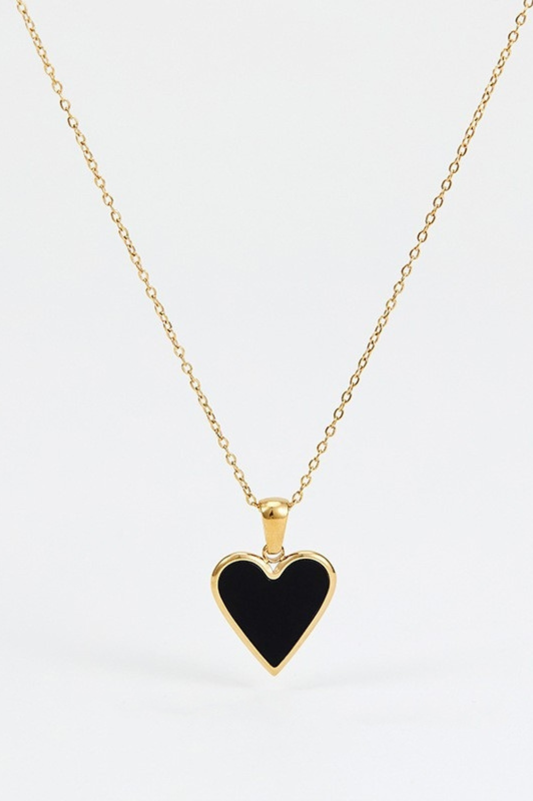 Milan Black Love Necklace