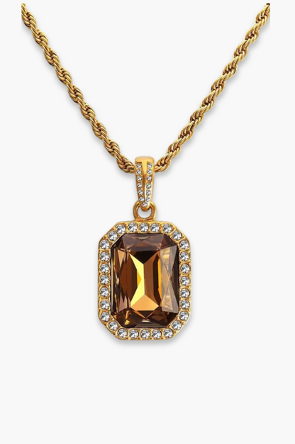 Cameron Necklace - Cameron Champagne Necklace  45cm +5cm