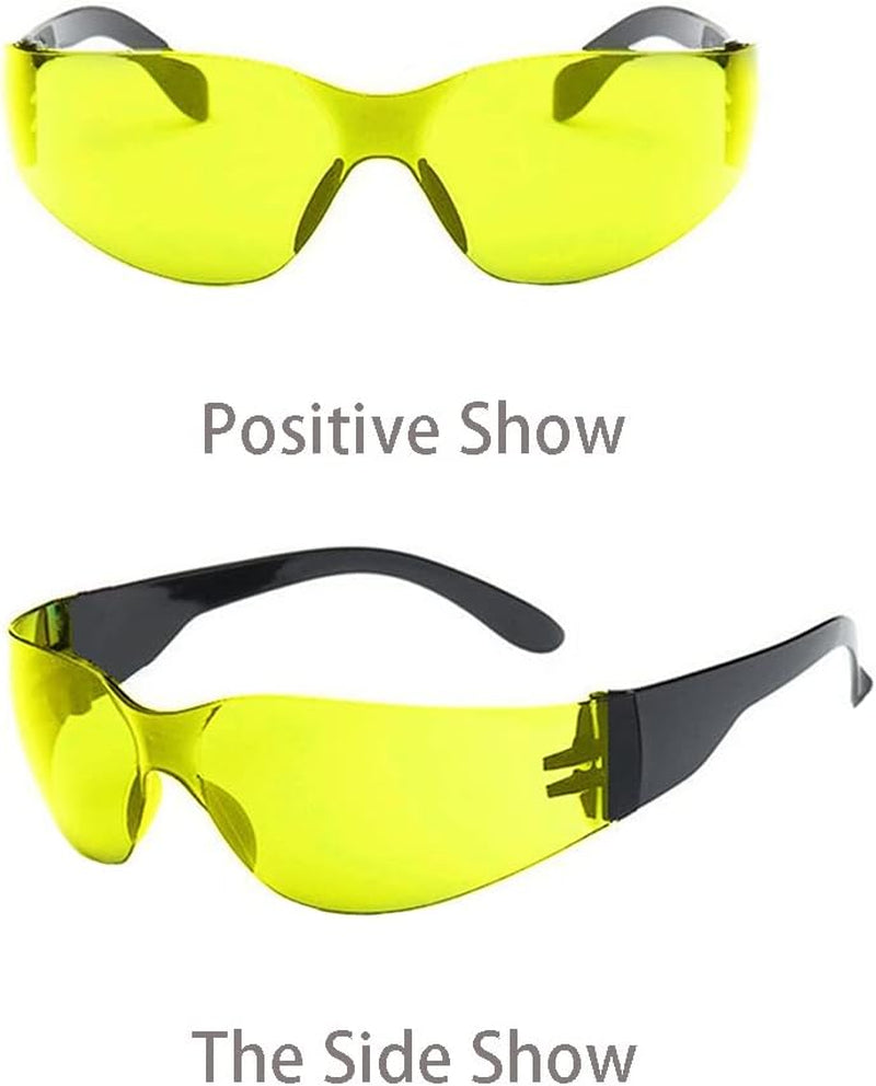 Safety Glasses, Anti-Fog and anti Scratch Reduction Coating, Reinforced Resistant and Protective Lens, Eye Protection Glasses Safety for Snug Fit