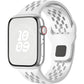 Sport Band for Apple Watch Band 46Mm 45Mm 42Mm 44Mm 49Mm 41Mm 40Mm 38Mm Men Women,Silicone for Apple Watch Strap Breathable Wristband Bracelet Iwatch Ultra Ultra 2 Series 10 9 8 7 SE2 SE 6 5 4 3 2 1 Strap