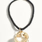 Lennon Black Rope Necklace