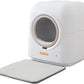 PaWz Smart Cat Litter Box Automatic Self-Cleaning with App Remote Control, Extra Large 60L Cat Litter Tray with Aromatherapy Gel,1 Roll Waste Bag, Robotic Kitty Toilet Boxes White, Large Space