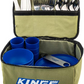 Adventure Kings Single Swag Dome Tent Hiking Outdoor Camping + 37 Piece 6Person Picnic Set