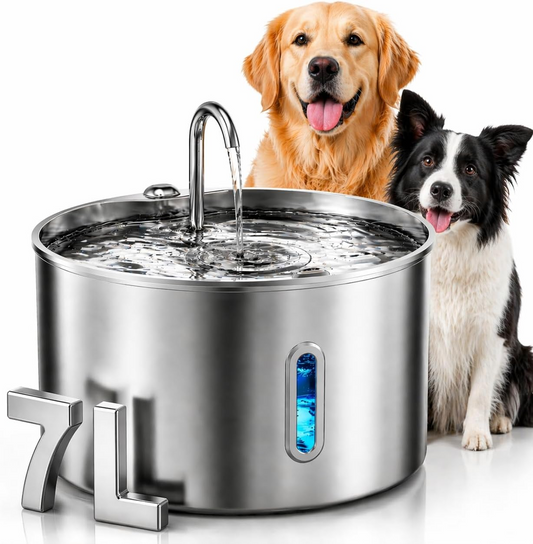 Water Fountain for Large Dogs: 7L/236oz/1.8G