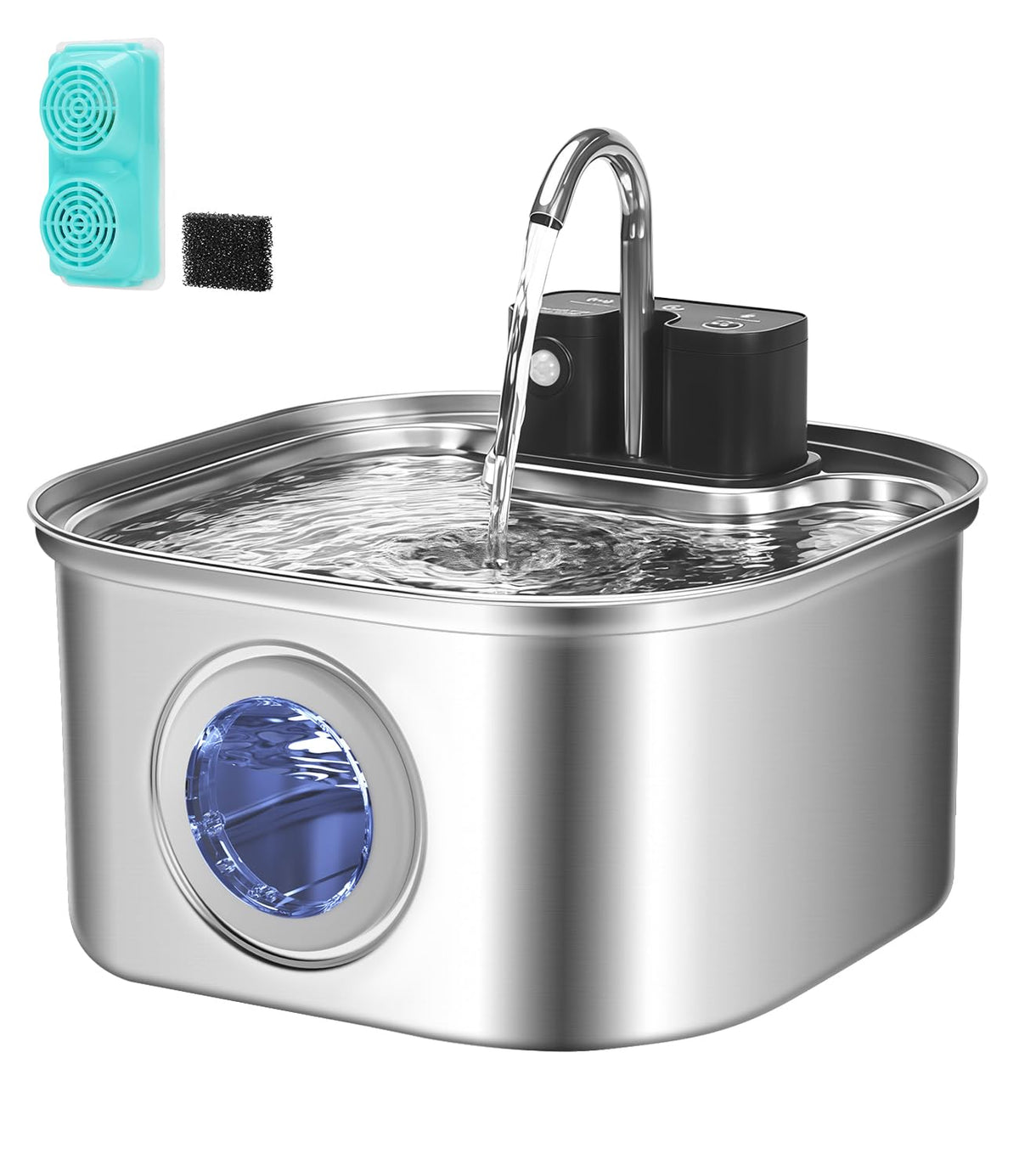 ZEKIRY Cordless Cat Water Fountain