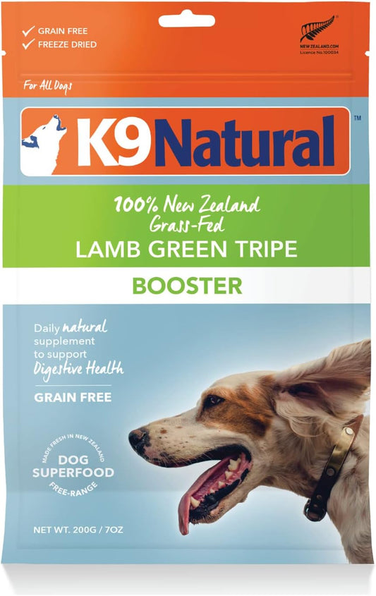 Grain-Free Freeze Dried Dog Food Supplement Booster (Lamb Green Tripe, 200G)