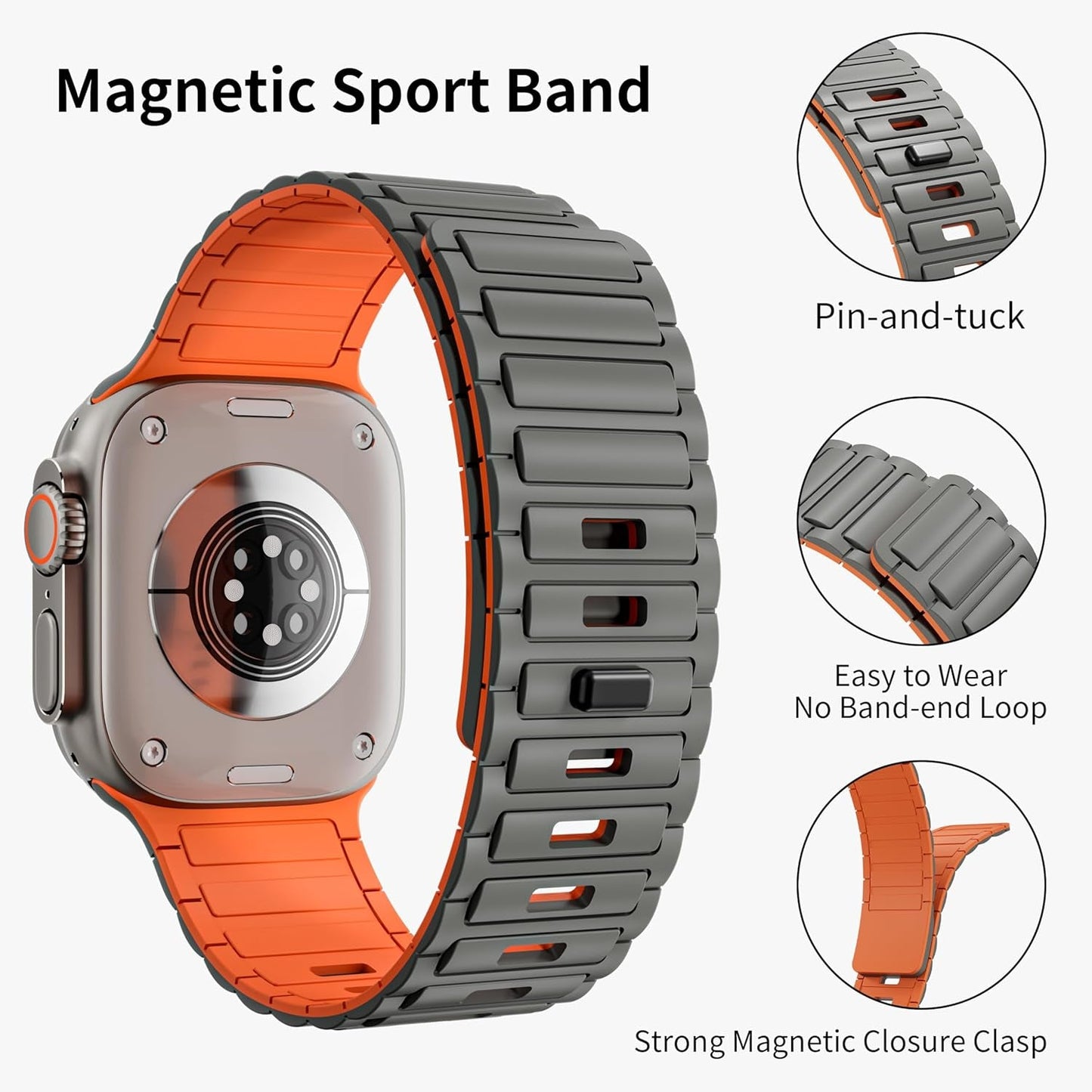 Bandelle Magnetic Silicone Sport Loop