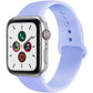 For Apple Watch Band 38Mm 40Mm 41Mm 42Mm 44Mm 45Mm 46Mm 49Mm Soft Silicone Sport Strap Compatible for Apple Iwatch Ultra 2 Ultra Series 10/9/8/7/6/5/4/3/2/SE 2/Se(White,38/40/41/42Mm(Series 10)-S/M)