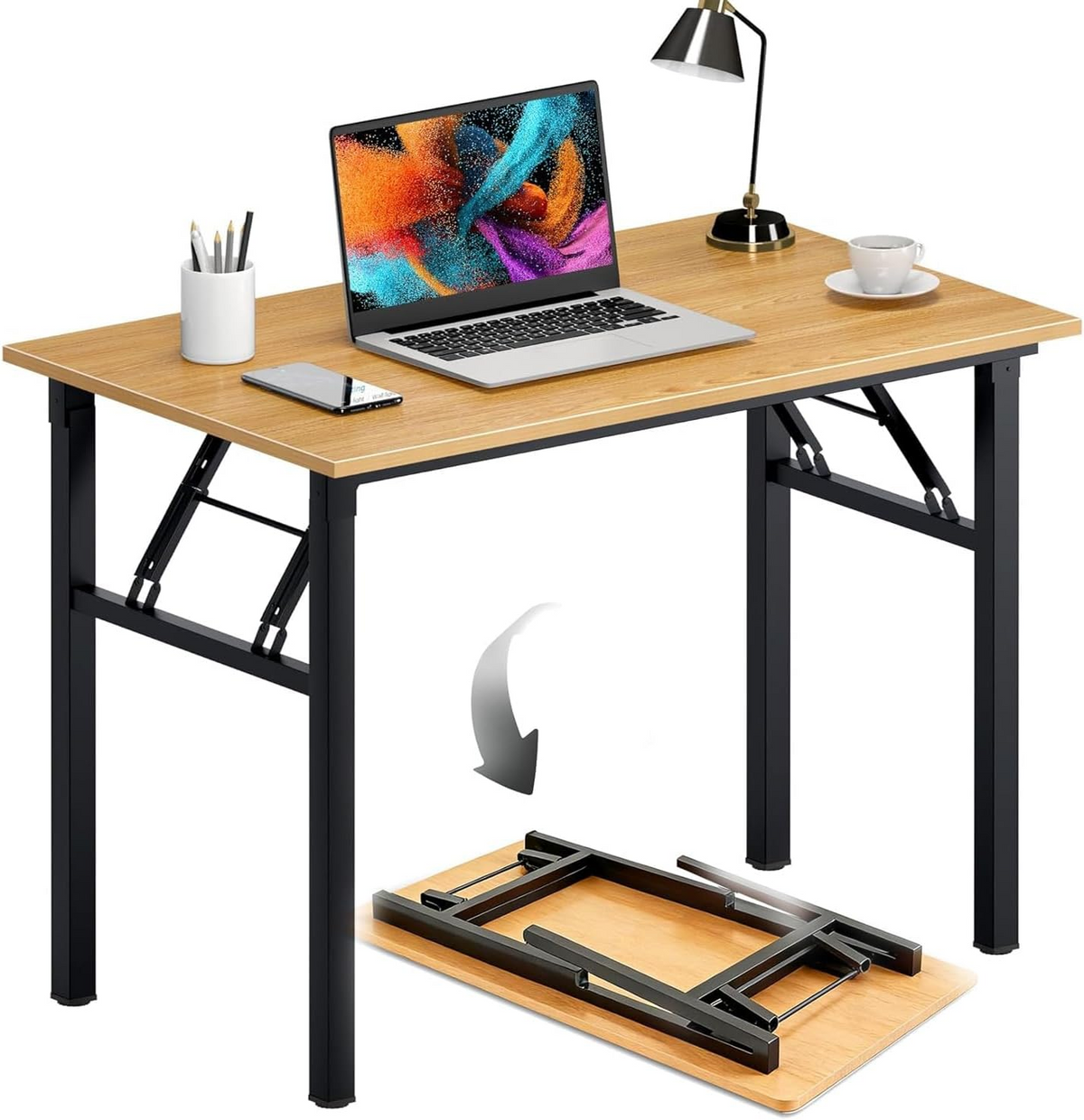 Folding Desk No Assembly