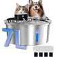 7L Wireless Fully Stainless Steel Cat Water Fountain